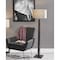 Homeroots Black Wood Floor Lamp18 x 18 x 61.5 in. 372870 - alternate 3